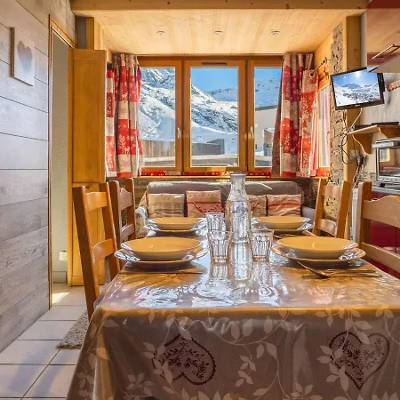 4 Pers, Cœur Val Thorens, 28m², Ski-in/ski-out, Confort&commodités - Fr-1-637-38 Appartamento Val Thorens
