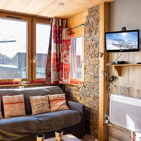 4 Pers, Cœur Val Thorens, 28m², Ski-in/ski-out, Confort&commodités - Fr-1-637-38 Appartamento